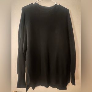 A&F crewneck knit black sweater